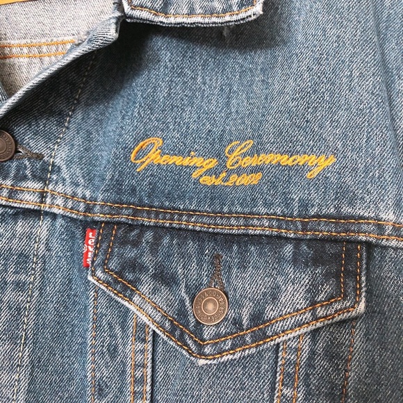 RARE DESIGNER SPECIAL EDITION Opening Ceremony x Levi’s Jean Jacket XL Unisex - Picture 5 of 11
